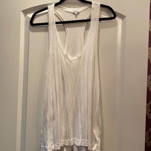 white racerback burnout tank